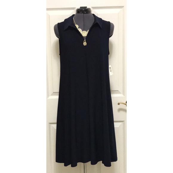 Anne Klein Dresses & Skirts - NWT Anne Klein Collared Swing Dress Navy